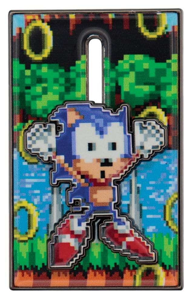 Sonic The Hedgehog Ansteck-Pin Moving Image 1