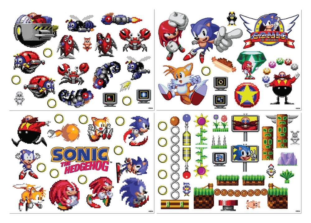 Sonic - The Hedgehog Tech Sticker Pack Image 1