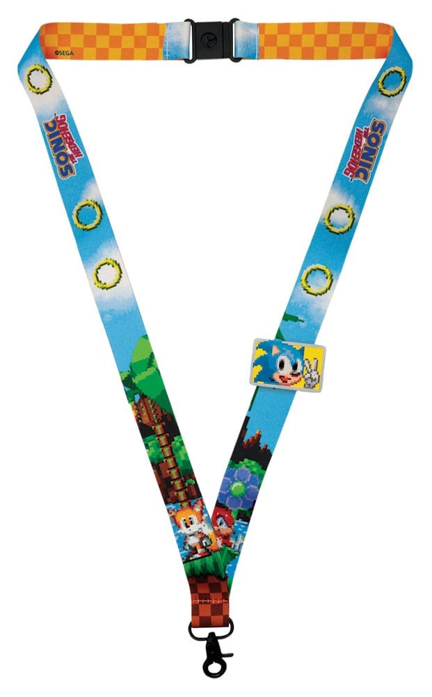 Sonic The Hedgehog Schlüsselband & Ansteck-Pin Set Image 2