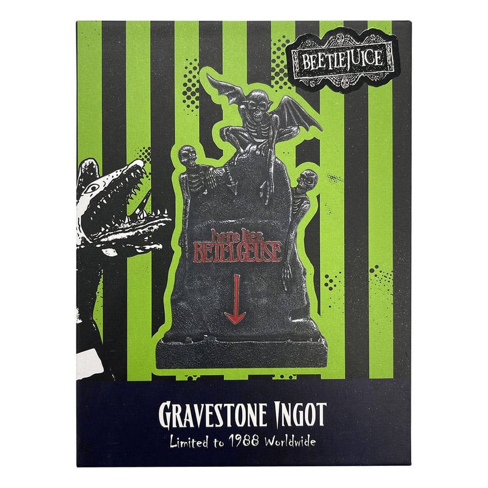 Beetlejuice Metallbarren Gravestone Limited Edition Image 5