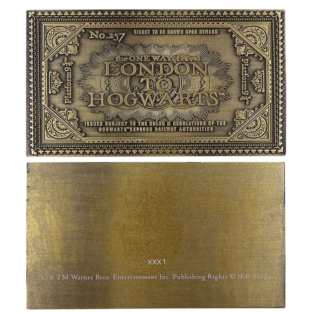 Harry Potter Replik Hogwarts Train Ticket Limited Edition Image 5