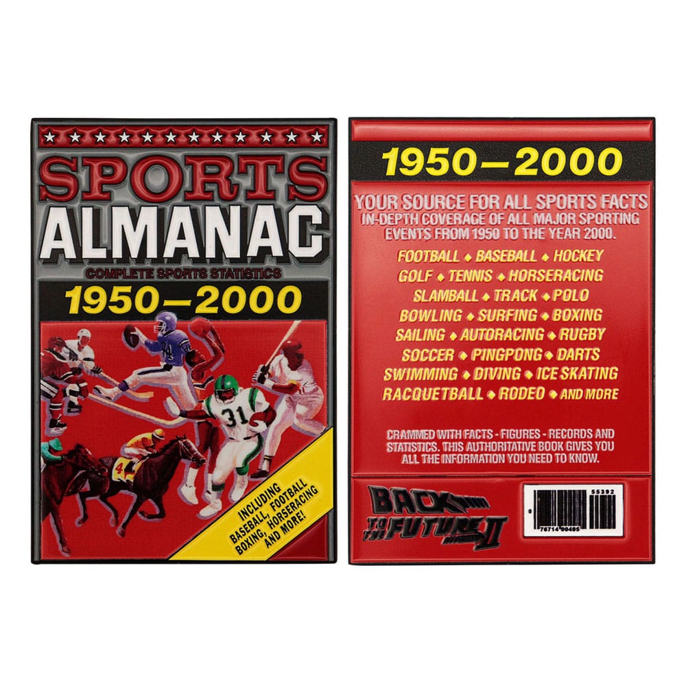 Zurück in die Zukunft Metallbarren Sport Almanac Limited Edition Image 1