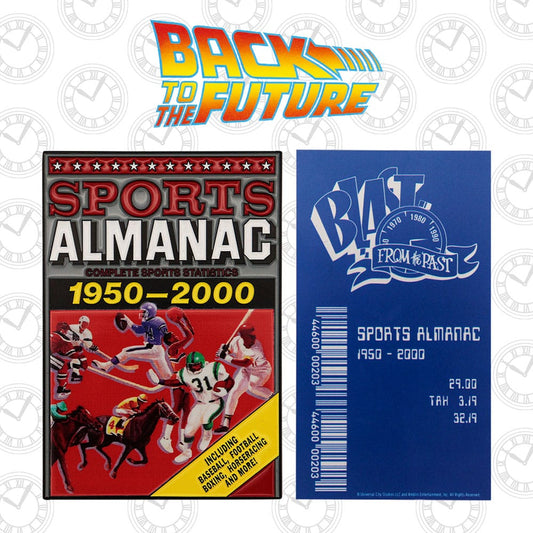 Zurück in die Zukunft Metallbarren Sport Almanac Limited Edition Image 2