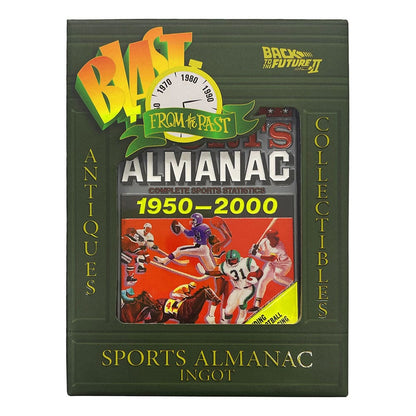 Zurück in die Zukunft Metallbarren Sport Almanac Limited Edition Image 7