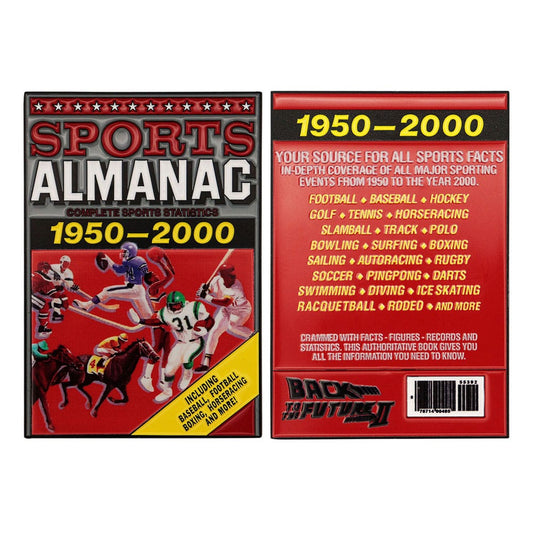 Zurück in die Zukunft Metallbarren Sport Almanac Limited Edition Image 1