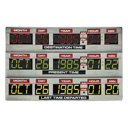 Zurück in die Zukunft Metallbarren 40th Anniversary Time Circuits Limited Edition Image 1