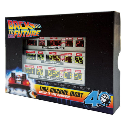 Zurück in die Zukunft Metallbarren 40th Anniversary Time Circuits Limited Edition Image 2
