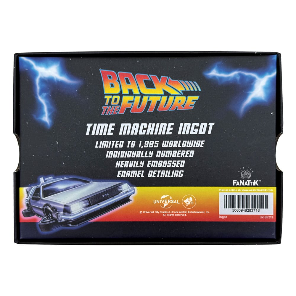 Zurück in die Zukunft Metallbarren 40th Anniversary Time Circuits Limited Edition Image 3