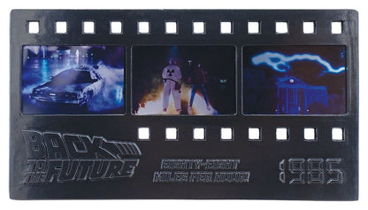 Zurück in die Zukunft Metallbarren Metallfilmstreifen-Sammlerstück Limited Edition Image 1