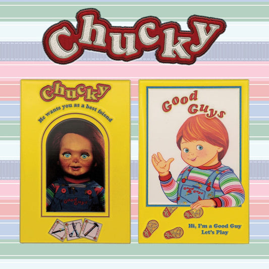 Chucky Die Mörderpuppe mit Spell Card Metallbarren Chucky Limited Edition Image 2