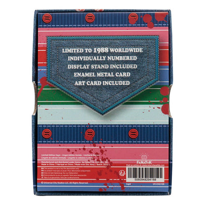 Chucky Die Mörderpuppe mit Spell Card Metallbarren Chucky Limited Edition Image 4