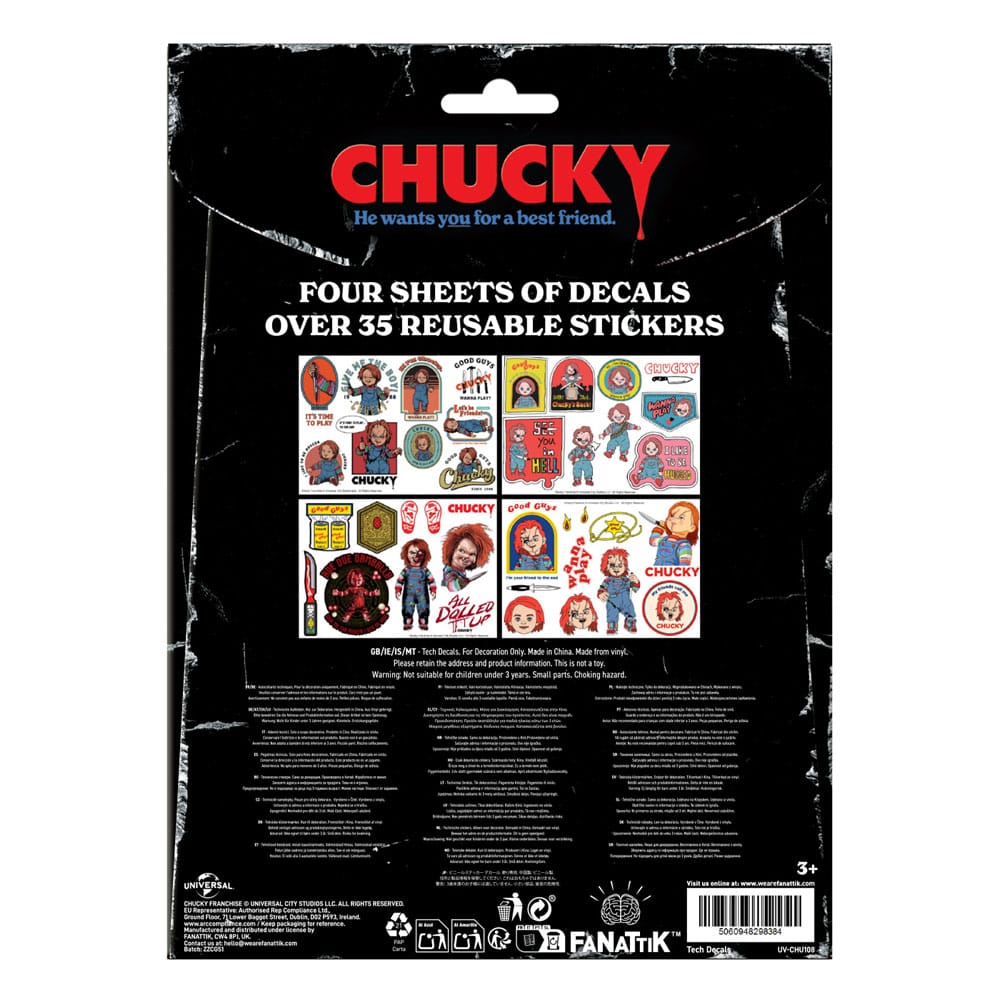 Chucky Tech Sticker Pack Image 2