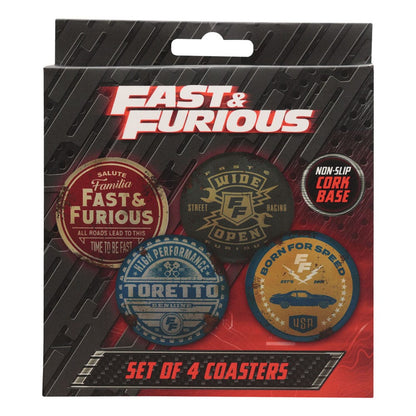 Fast & Furious Untersetzer 4er-Pack Vintage Style Image 7