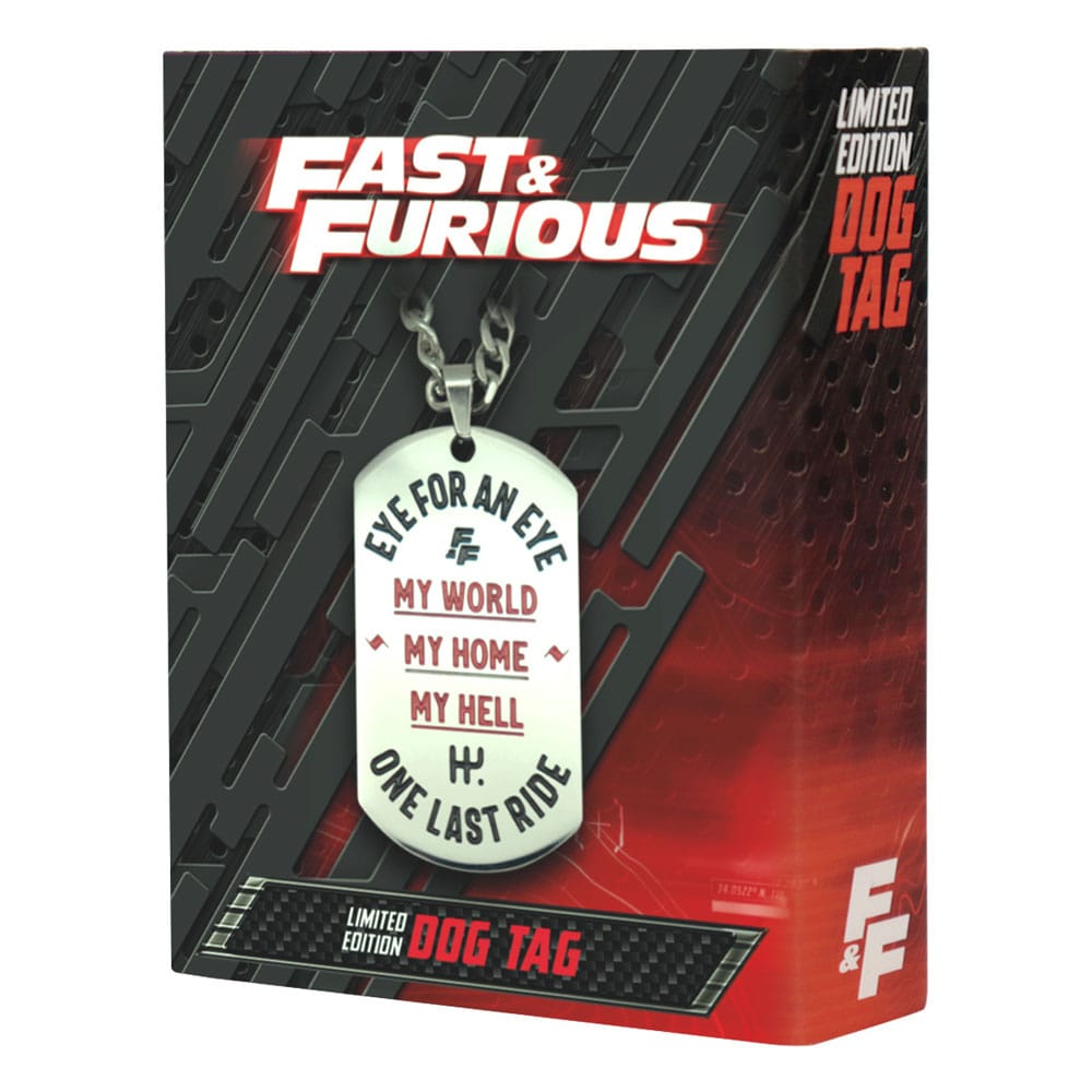 Fast & Furious Erkennungsmarken mit Kette Image 6