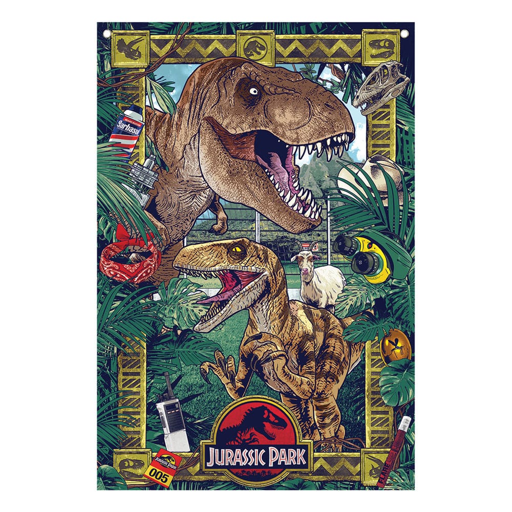 Jurassic Park Wandbehang 125 x 85 cm Image 1