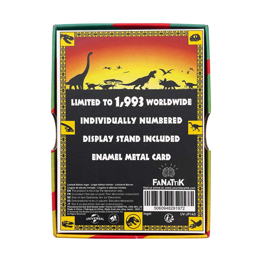 Jurassic Park Metallbarren 30th Anniversary Jeep Limited Edition Image 3