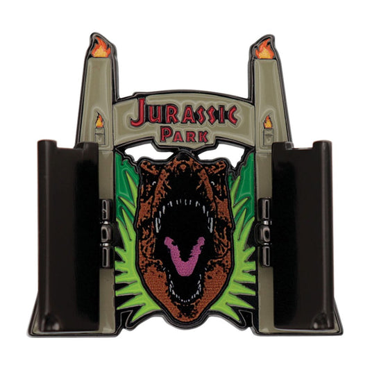 Jurassic Park Ansteck-Pin Gates Hinged Image 1