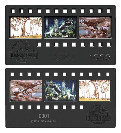 Jurassic Park Metallbarren Metal Film Strip Collectible 12 cm Image 3