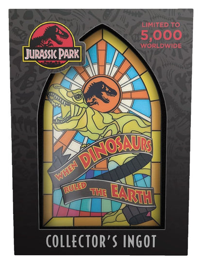 Jurassic Park Metallbarren Stained Glass Style Metal 11 cm Image 5