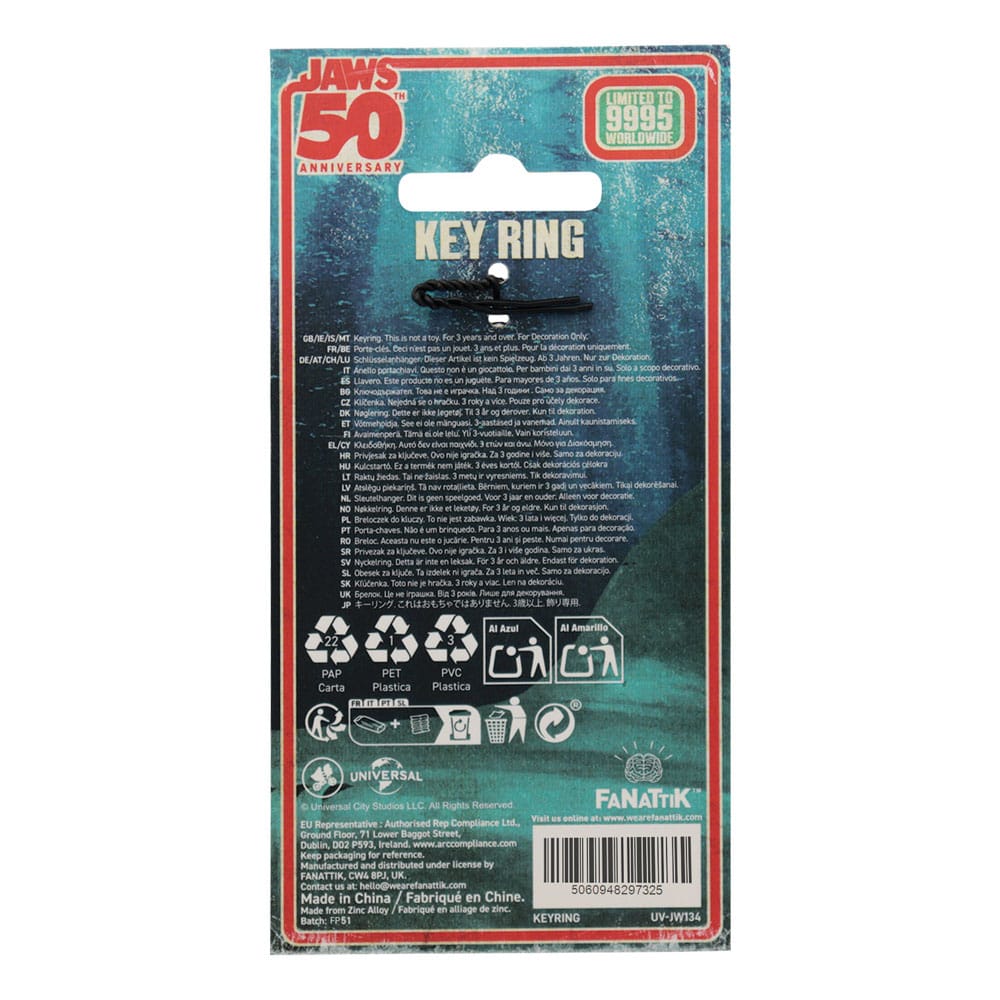 Jaws Schlüsselanhänger 50th Anniversary Regatta Boat Tour Limited Edition Image 3