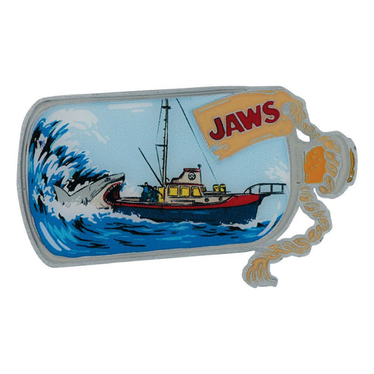 Jaws Ansteck-Pin 50th Anniversary Ship in Bottle Image 1