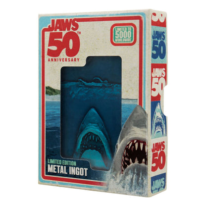Jaws Metallbarren 50th Anniversary Poster Limited Edition Image 2