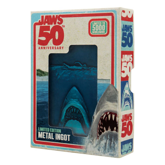 Jaws Metallbarren 50th Anniversary Poster Limited Edition Image 2