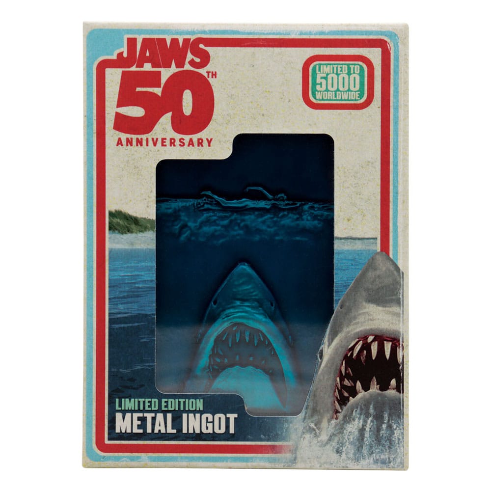 Jaws Metallbarren 50th Anniversary Poster Limited Edition Image 4