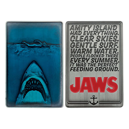Jaws Metallbarren 50th Anniversary Poster Limited Edition Image 5