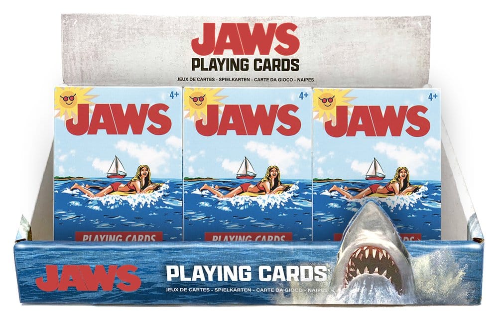 Der weiße Hai Spielkarten Display (12 Packs) Image 1