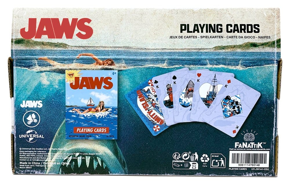 Der weiße Hai Spielkarten Display (12 Packs) Image 3