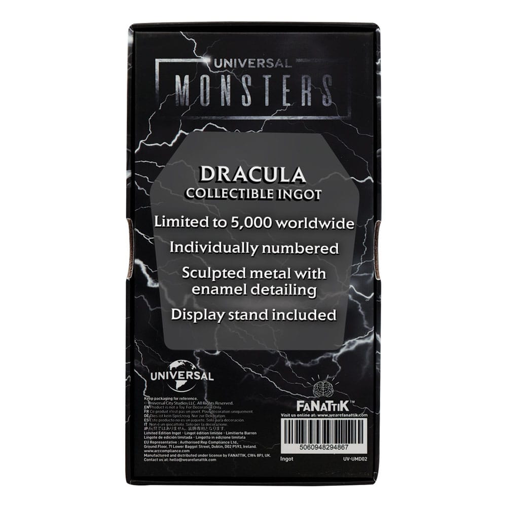 Universal Monsters Metallbarren Dracula Limited Edition Image 2