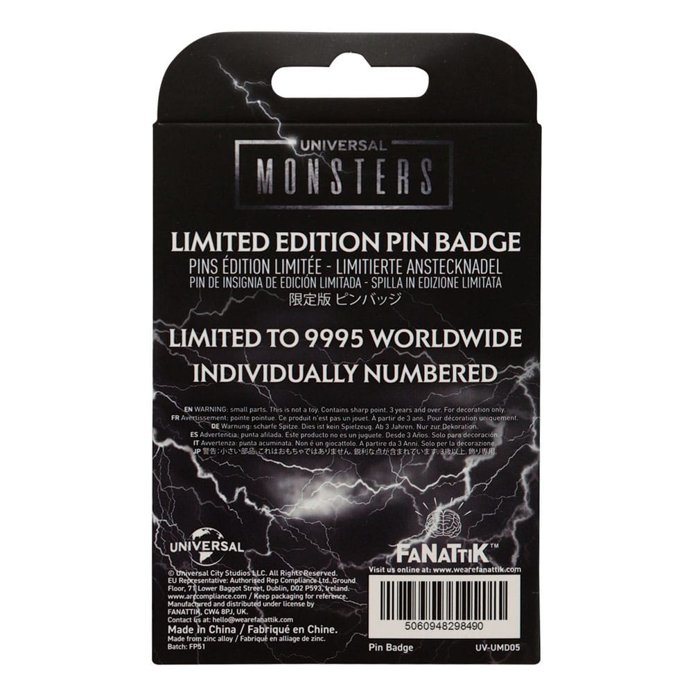 Universal Monsters Ansteck-Pin Limited Edition Image 2