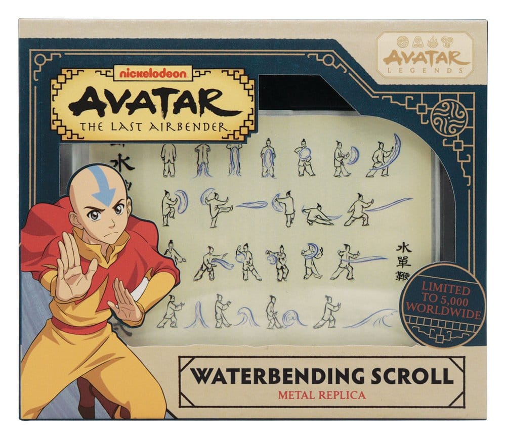 Avatar Der Herr der Elemente Replik Waterbending Scroll Image 6