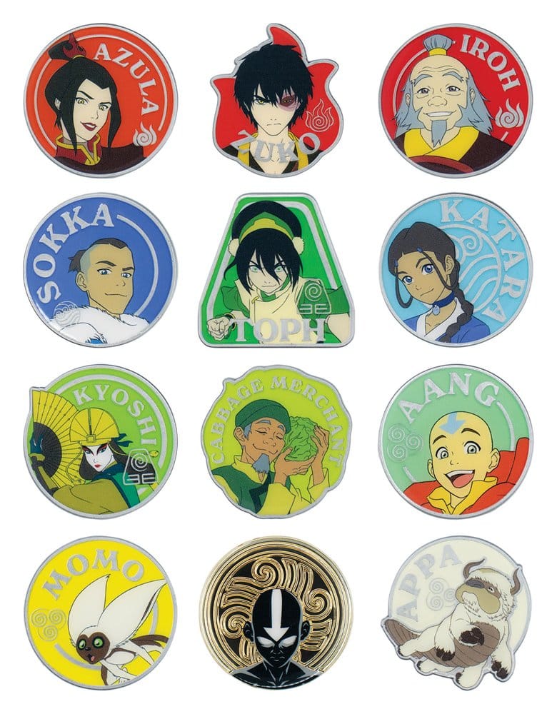 Avatar: The Last Airbender Mystery Ansteck-Pins Blind Box Display (12) Image 9