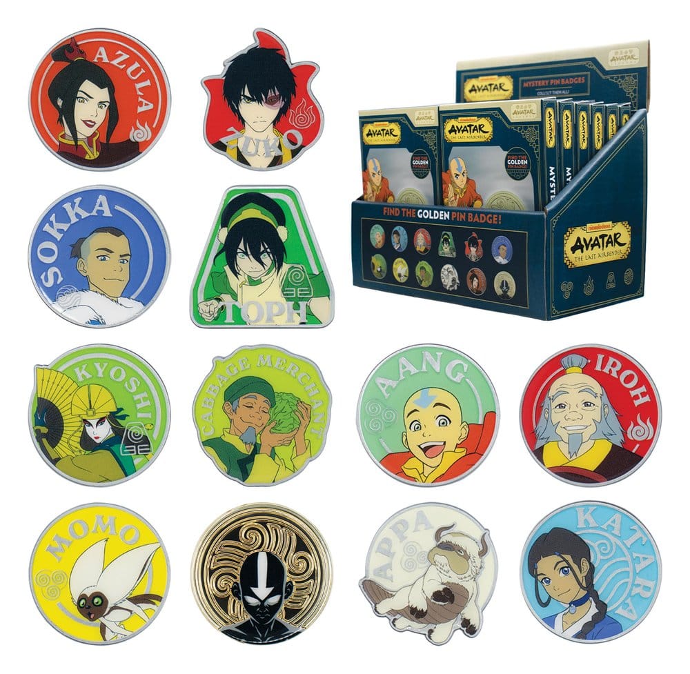 Avatar: The Last Airbender Mystery Ansteck-Pins Blind Box Display (12) Image 17