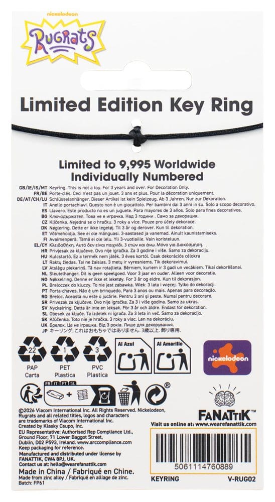 Rugrats Limited Edition 35th Anniversary Schlüsselanhänger Image 3