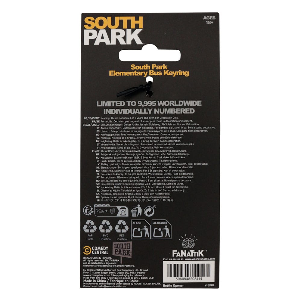 South Park Schlüsselanhänger School Bus Limited Edition Image 3