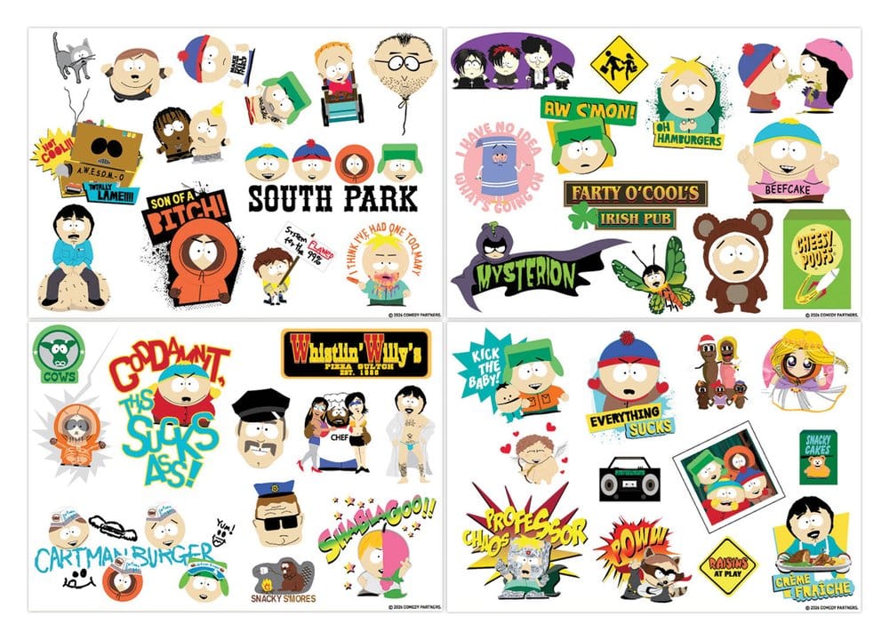 South Park Tech Sticker Pack Image 1