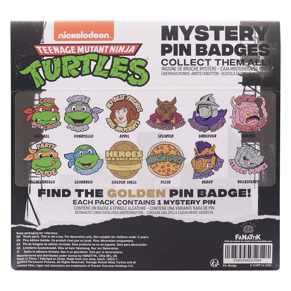 Teenage Mutant Ninja Turtles Ansteck-Pins Display (12) Image 1