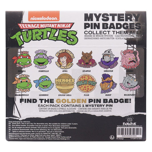 Teenage Mutant Ninja Turtles Ansteck-Pins Display (12) Image 1