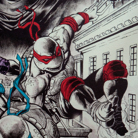 Teenage Mutant Ninja Turtles Kunstdruck 40th Anniversary Limited Edition 42 x 30 cm Image 2