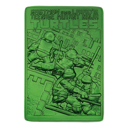 Teenage Mutant Ninja Turtles Metallbarren 40th Anniversary Green Limited Edition Image 1