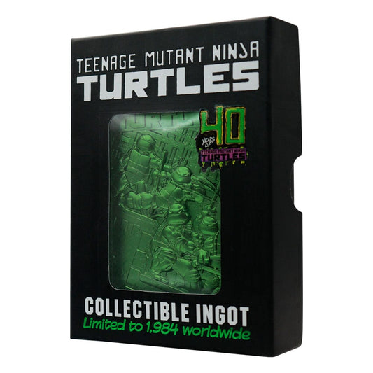 Teenage Mutant Ninja Turtles Metallbarren 40th Anniversary Green Limited Edition Image 2