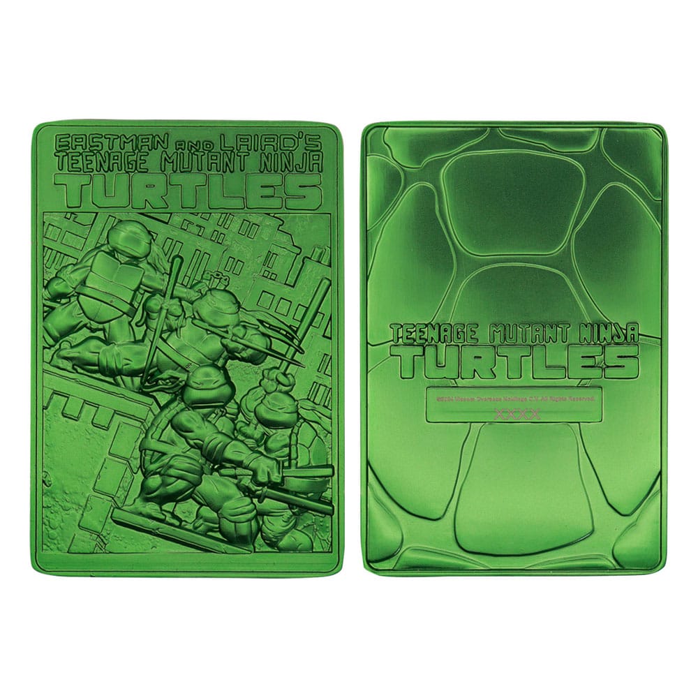 Teenage Mutant Ninja Turtles Metallbarren 40th Anniversary Green Limited Edition Image 5