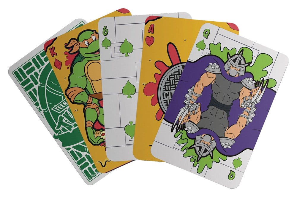 Teenage Mutant Ninja Turtles Spielkarten Display (12) Image 1