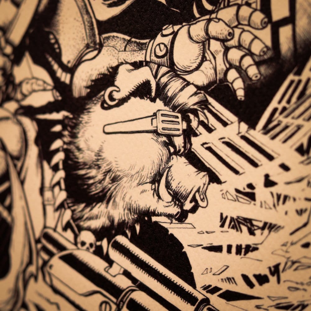 Teenage Mutant Ninja Turtles Kunstdruck Comic Limited Edition 42 x 30 cm Image 8