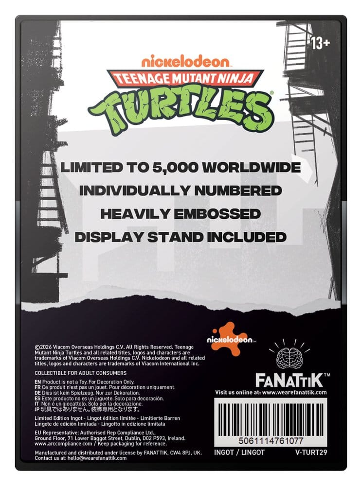 Teenage Mutant Ninja Turtles Metallbarren Villain Limited Edition Image 4