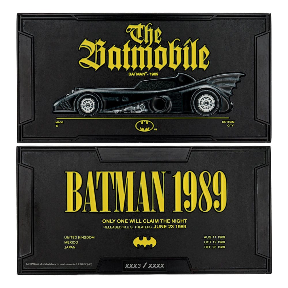 DC Comics Metallbarren Batman Batmobile XL Limited Edition Image 4