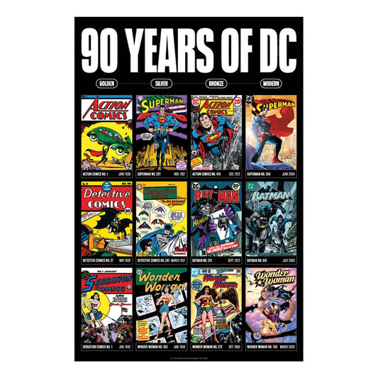 DC Comis Kunstdruck 90 Years Limited Edition 42 x 30 cm Image